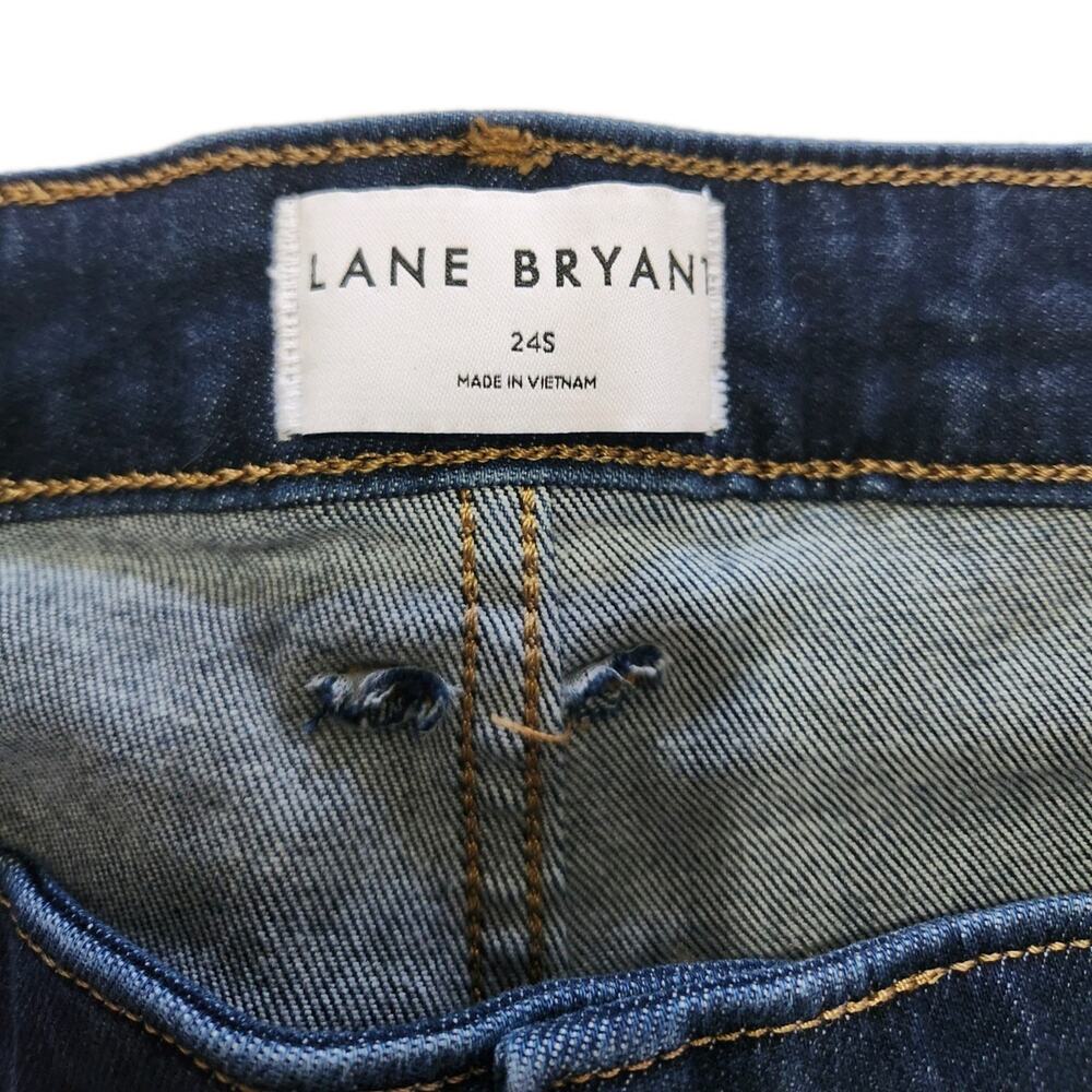 New Lane Bryant Signature Flare Mid Rise Dreamfeel Stretch Denim Jeans Size 24 - Picture 3 of 5